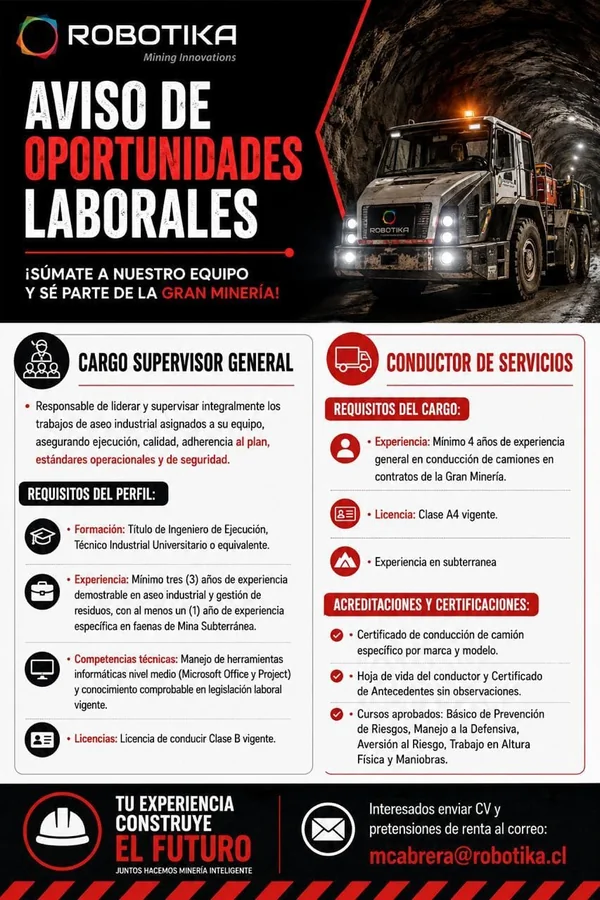 Supervisor General y Conductor de Servicios - imagen 1