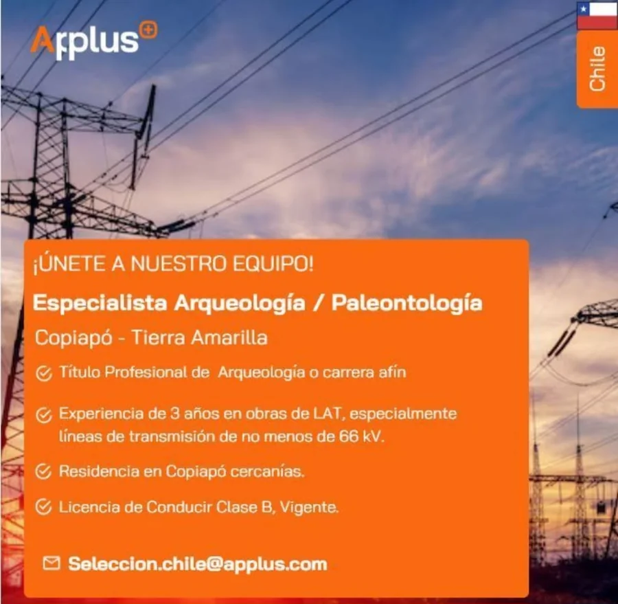 Especialista en Arqueología / Paleontología - imagen 1