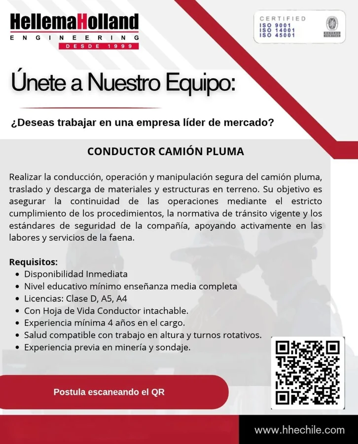Conductor Camión Pluma - imagen 1