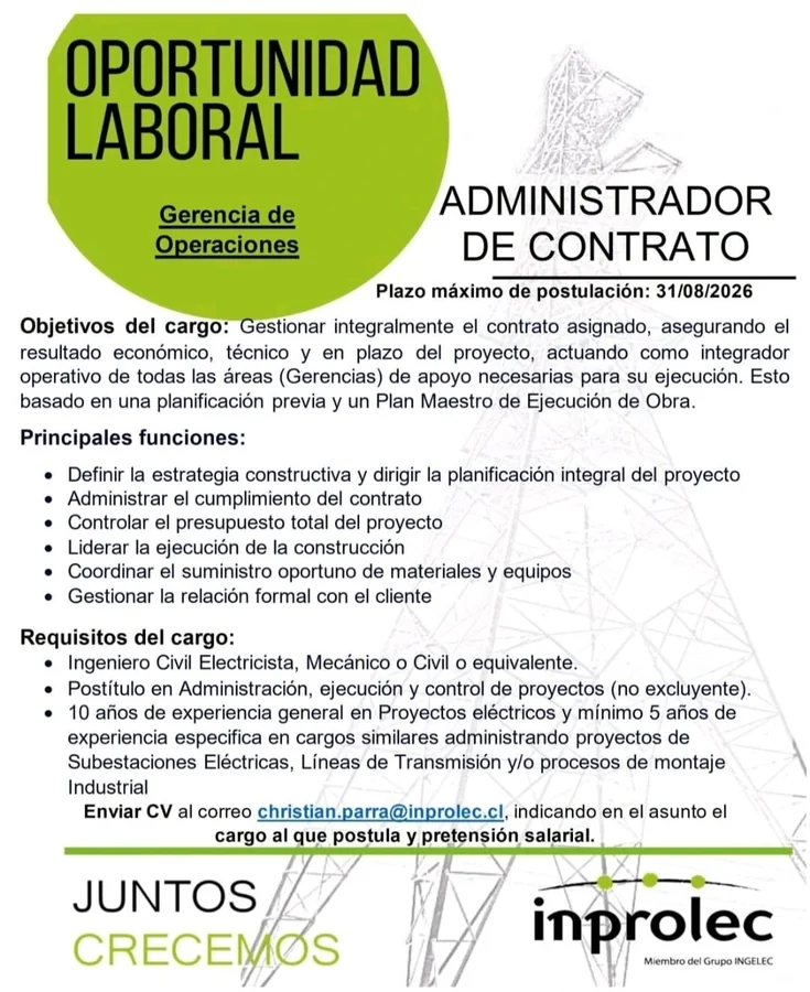 Administrador de Contrato - imagen 1