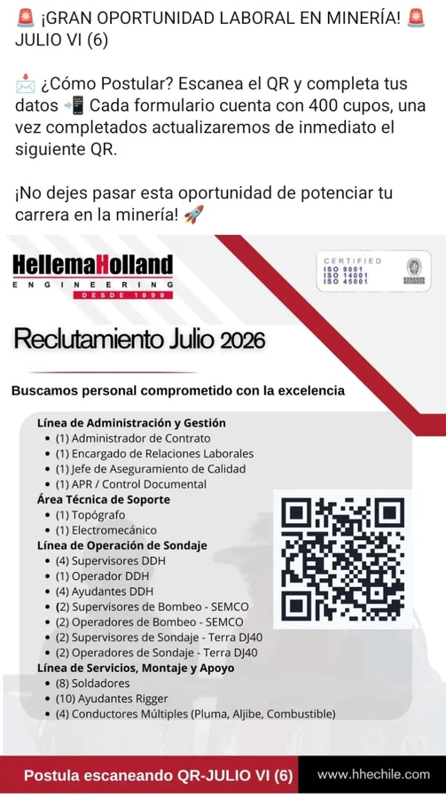 Oportunidades Laborales en Minería - imagen 1