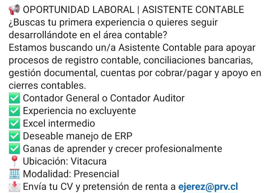 Asistente Contable - imagen 1