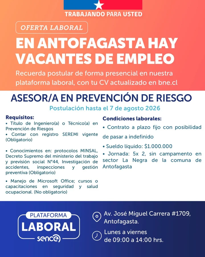 Asesor en Prevención de Riesgos - imagen 1