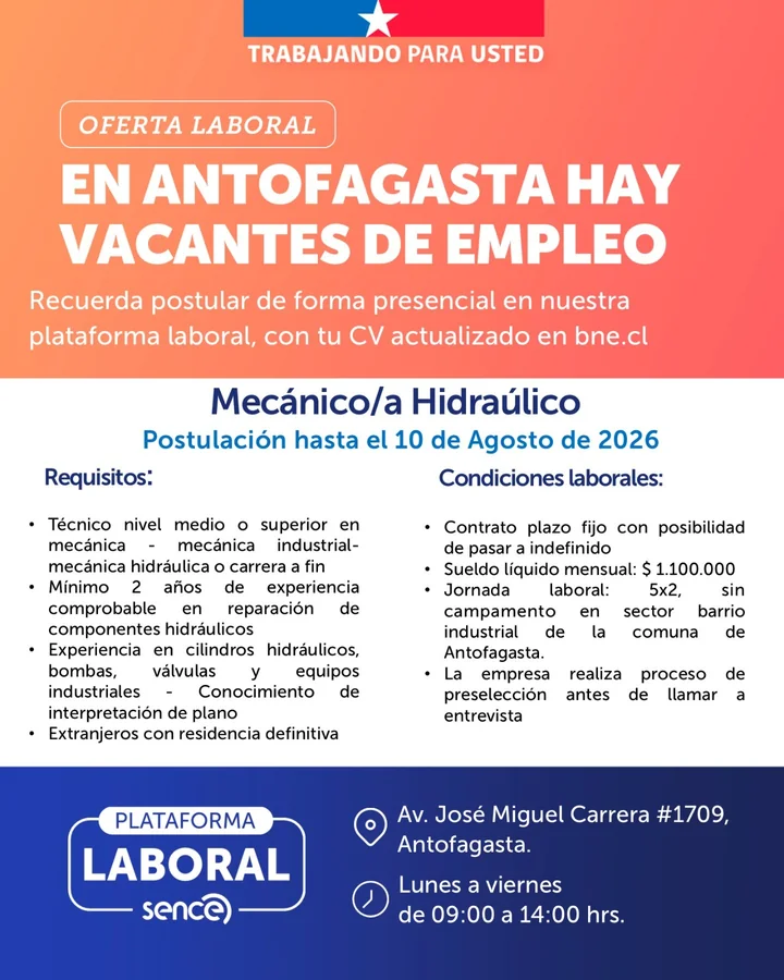 Mecánico/a Hidráulico - imagen 1