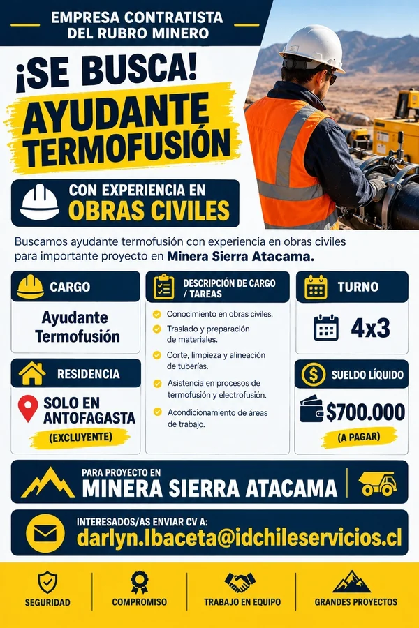 Ayudante Termofusión - imagen 1