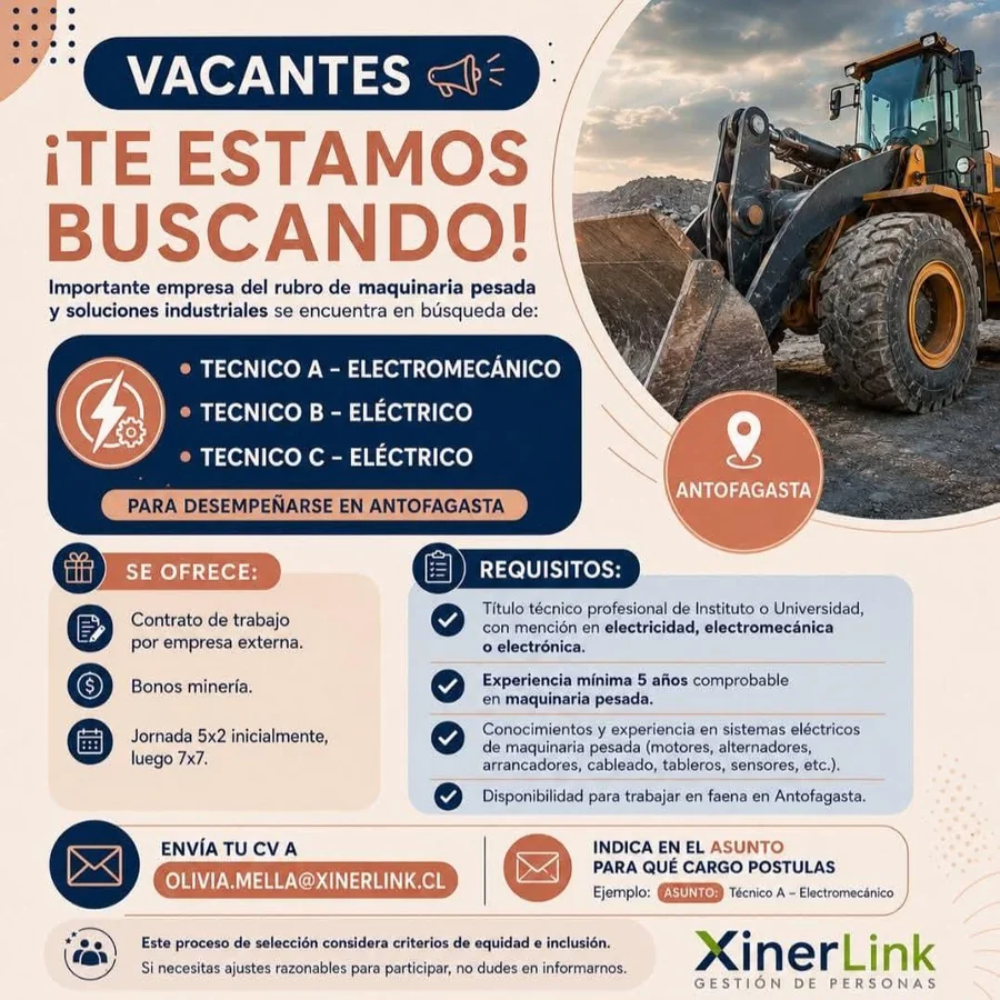 Técnicos Eléctricos y Electromecánicos - imagen 1