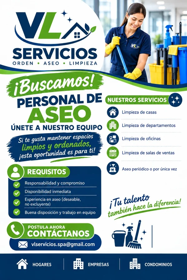 Personal de Aseo - imagen 1