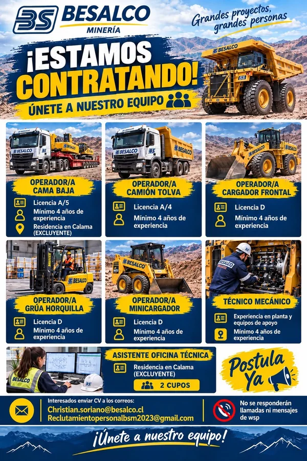 Operadores de Maquinaria y Técnicos - imagen 1