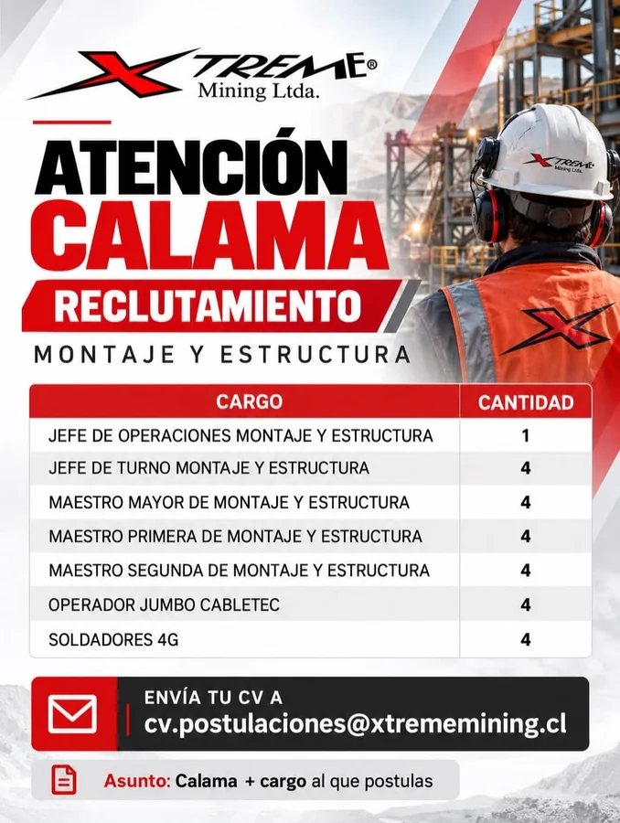 Reclutamiento Montaje y Estructura - imagen 1