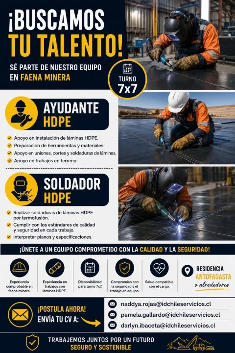 Ayudante y Soldador HDPE - imagen 1