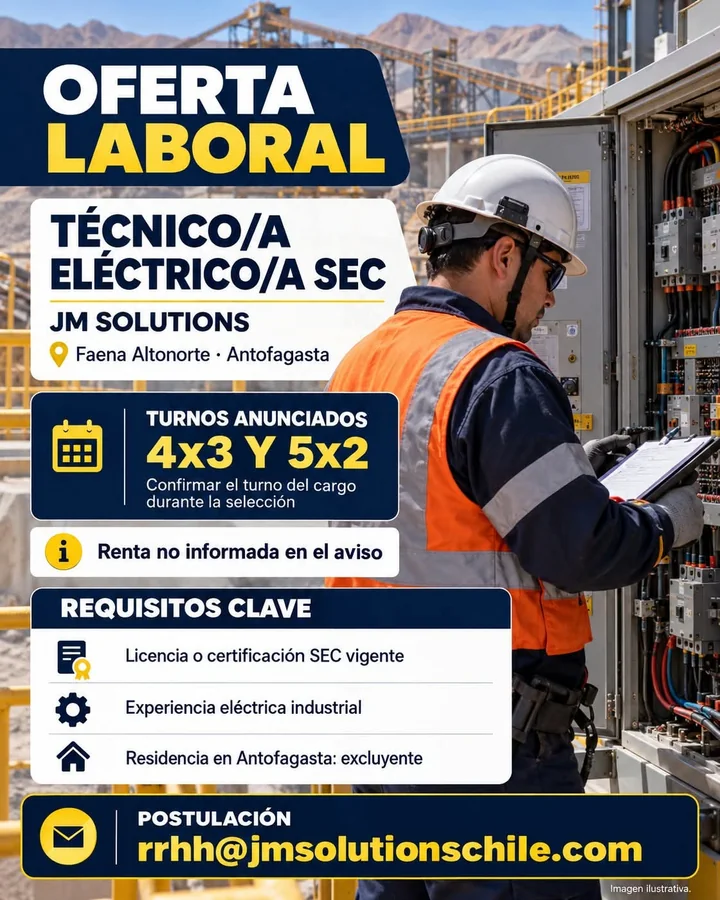 Técnico/a Eléctrico/a SEC - imagen 1