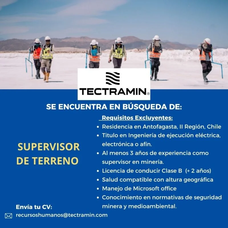 Supervisor de Terreno - imagen 1
