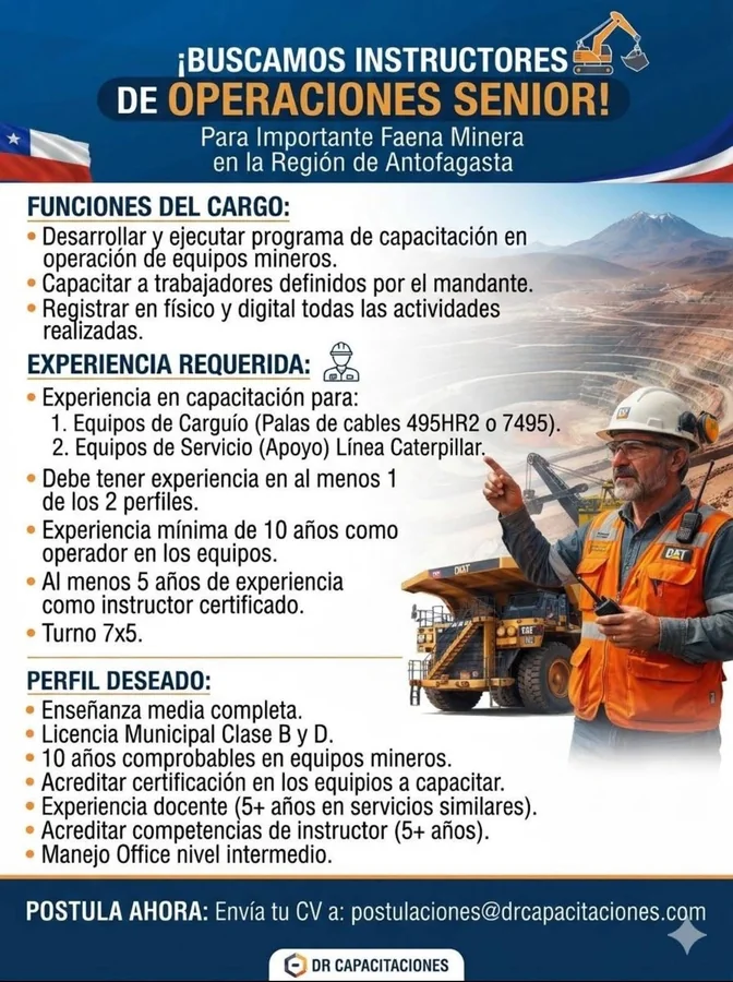 Instructores de Operaciones Senior - imagen 1