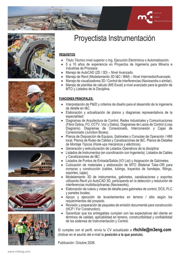 Proyectista Instrumentación - imagen 1