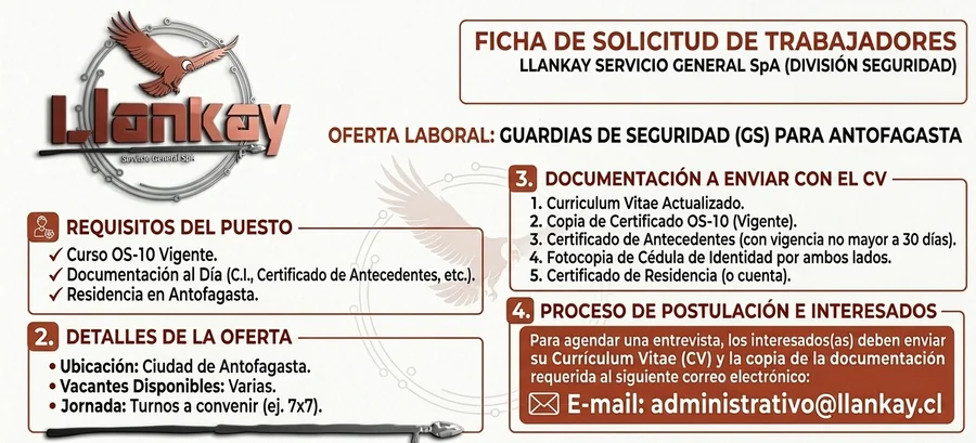 Guardias de Seguridad para Antofagasta - imagen 1