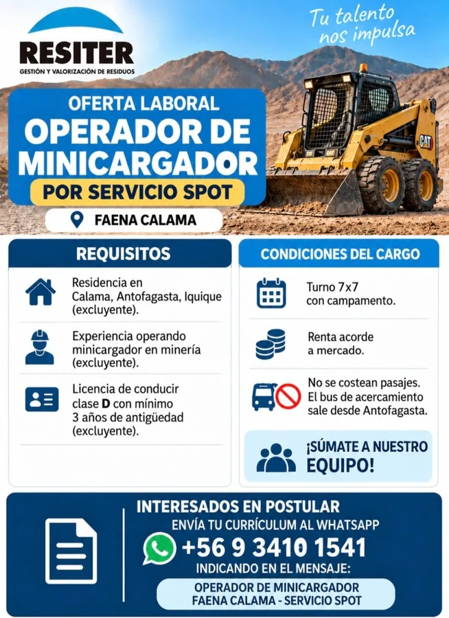 Operador de Minicargador - imagen 1