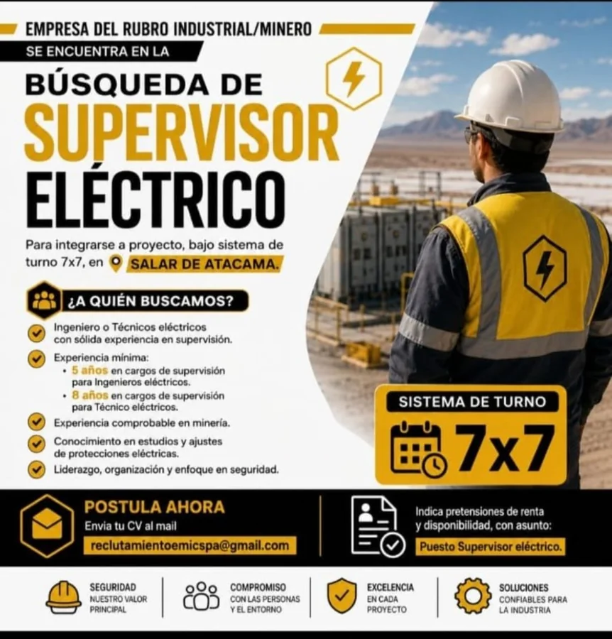 Supervisor eléctrico - imagen 1