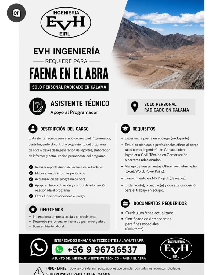 Asistente Técnico - imagen 1