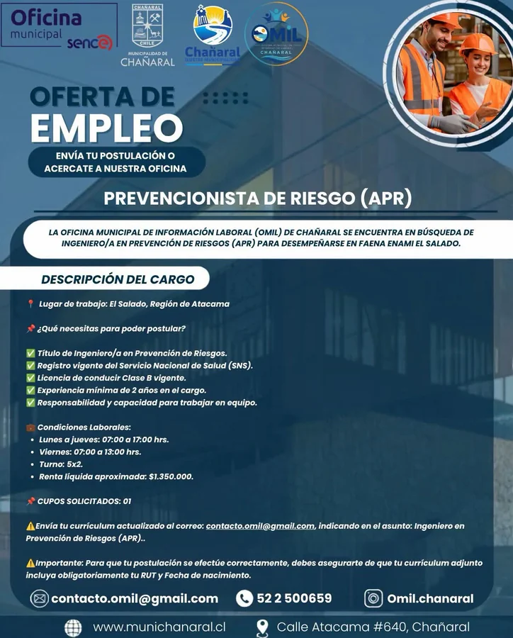 Ingeniero/a en Prevención de Riesgos - imagen 1