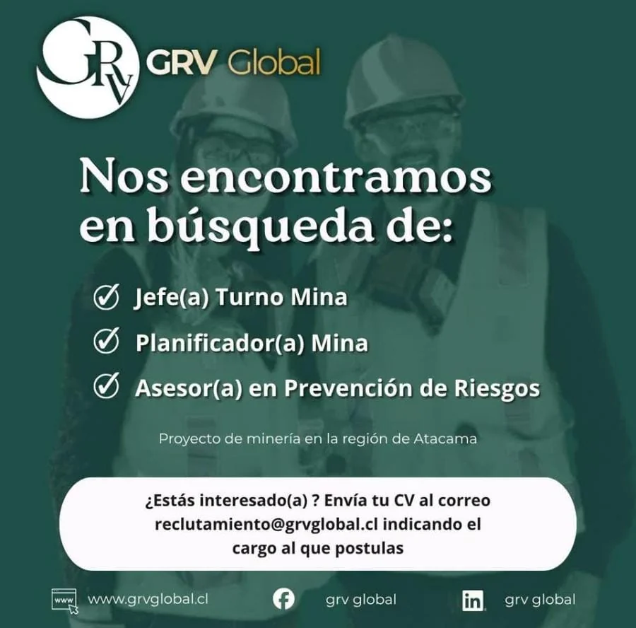 Jefe Turno Mina, Planificador y Prevencionista - imagen 1