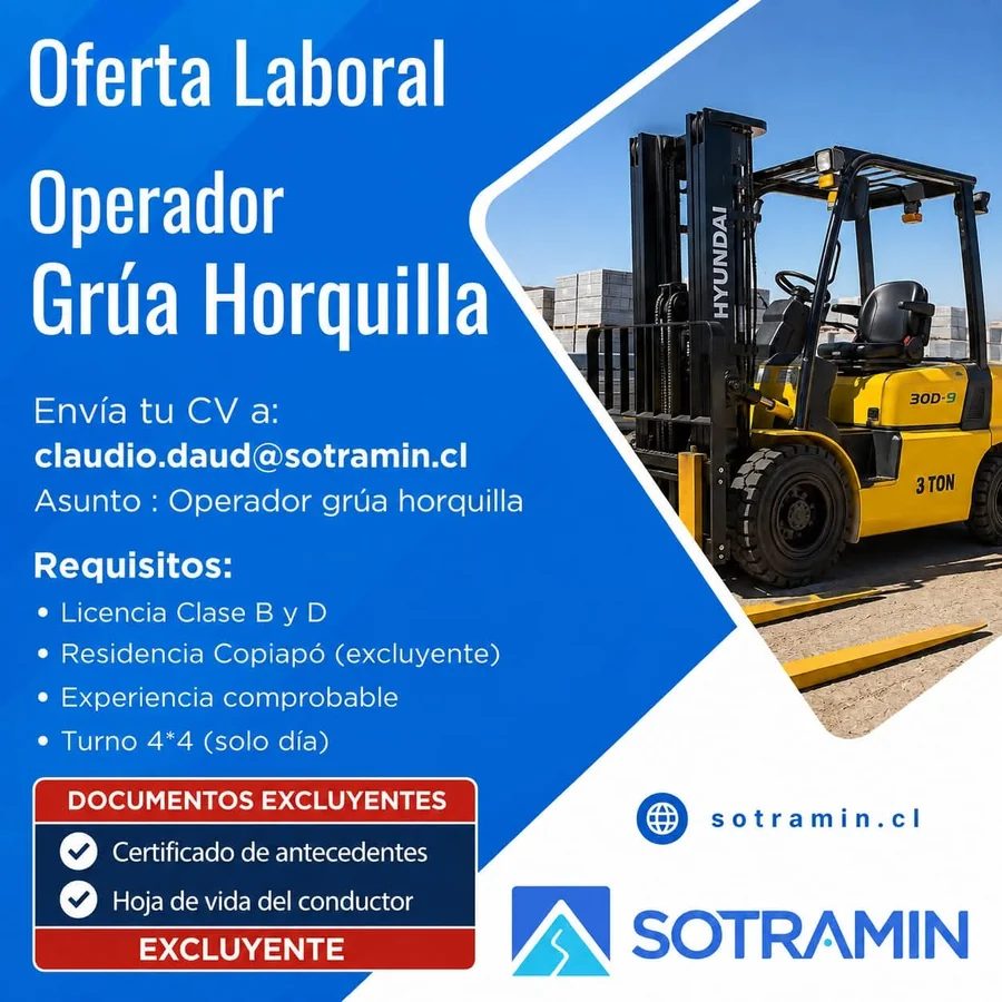 Operador de Grúa Horquilla - imagen 1