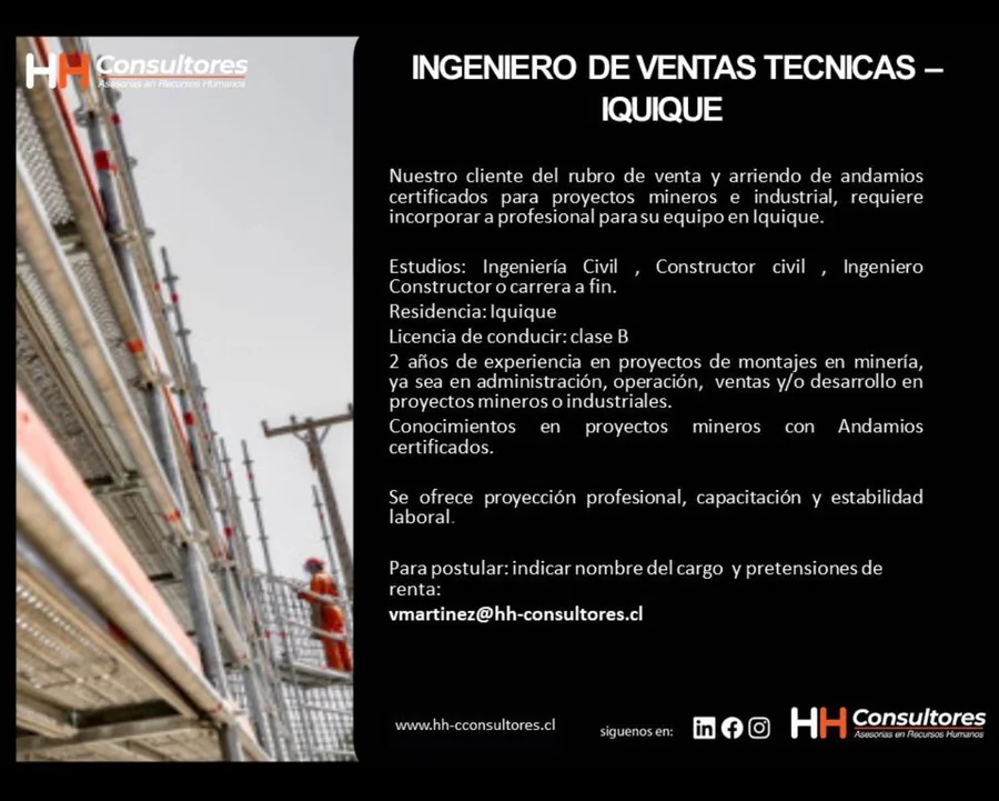 Ingeniero de Ventas Técnicas para Minería - imagen 1