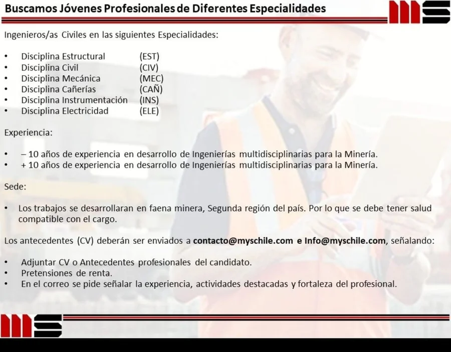 Ingenieros Civiles para Minería - imagen 1