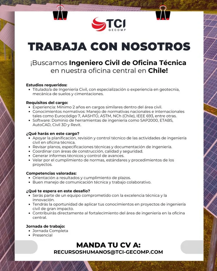 Ingeniero Civil de Oficina Técnica - imagen 1