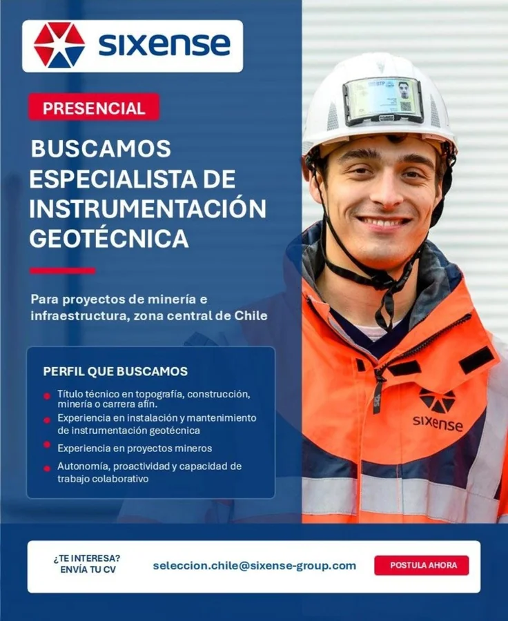 Especialista en Instrumentación Geotécnica - imagen 1