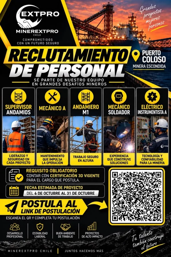 Reclutamiento para Proyecto Minero - imagen 1