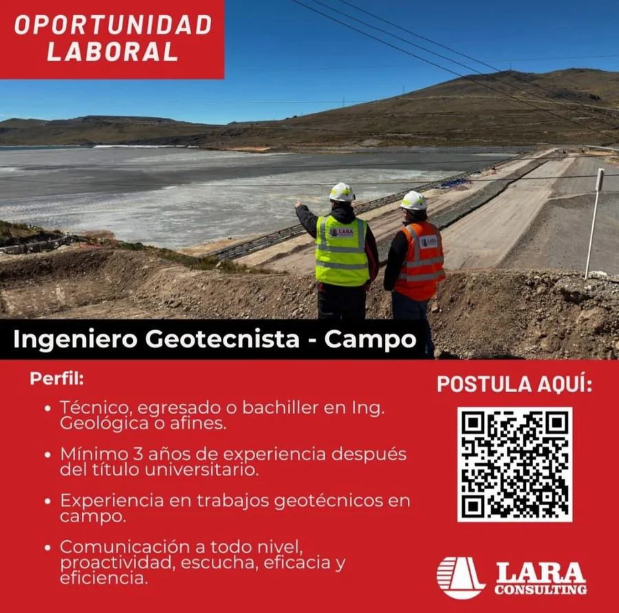 Ingeniero Geotecnista - Campo - imagen 1