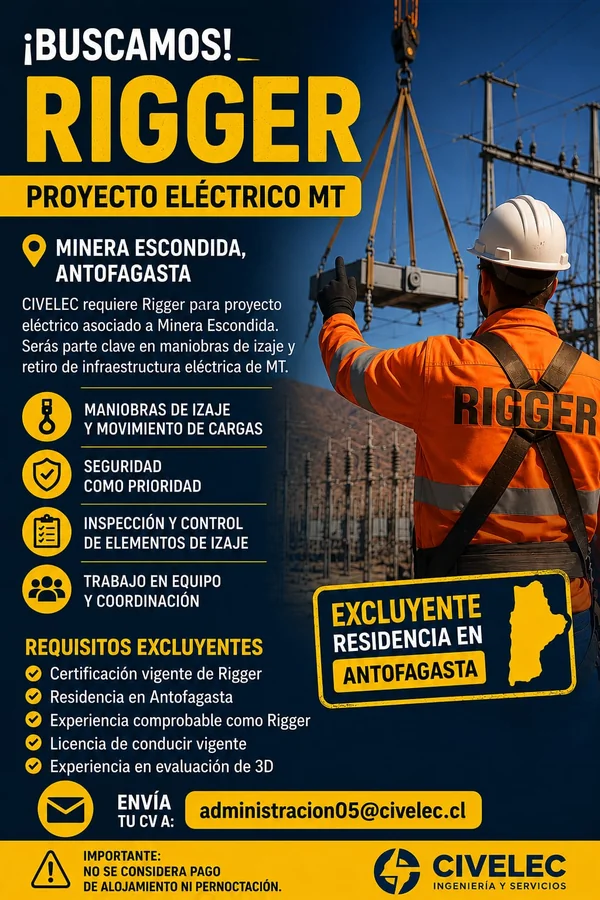 Rigger - Proyecto Eléctrico MT - imagen 1