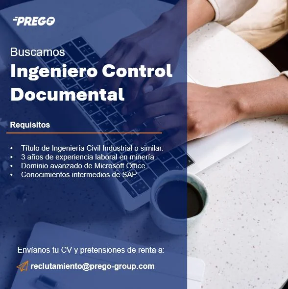 Ingeniero Control Documental en Minería - imagen 1