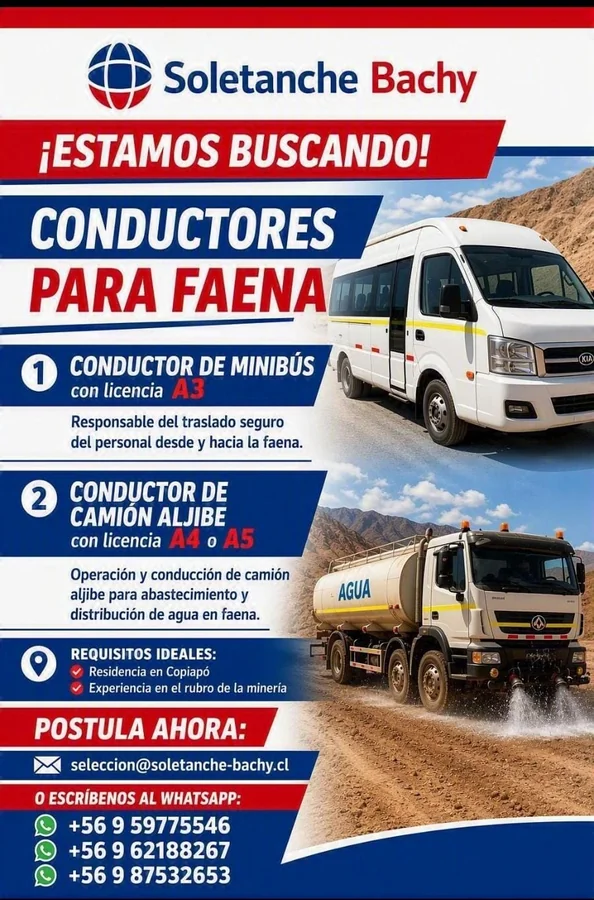 Conductores para Faena - imagen 1