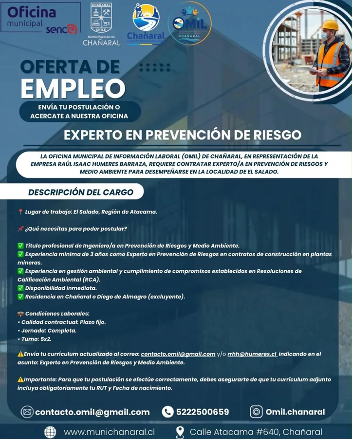 Experto en Prevención de Riesgos y Medio Ambiente - imagen 1