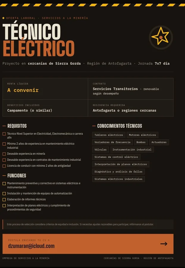 Técnico Eléctrico - imagen 1