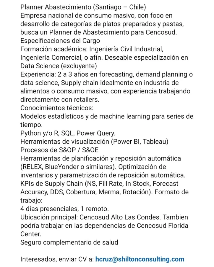 Planner de Abastecimiento - imagen 1