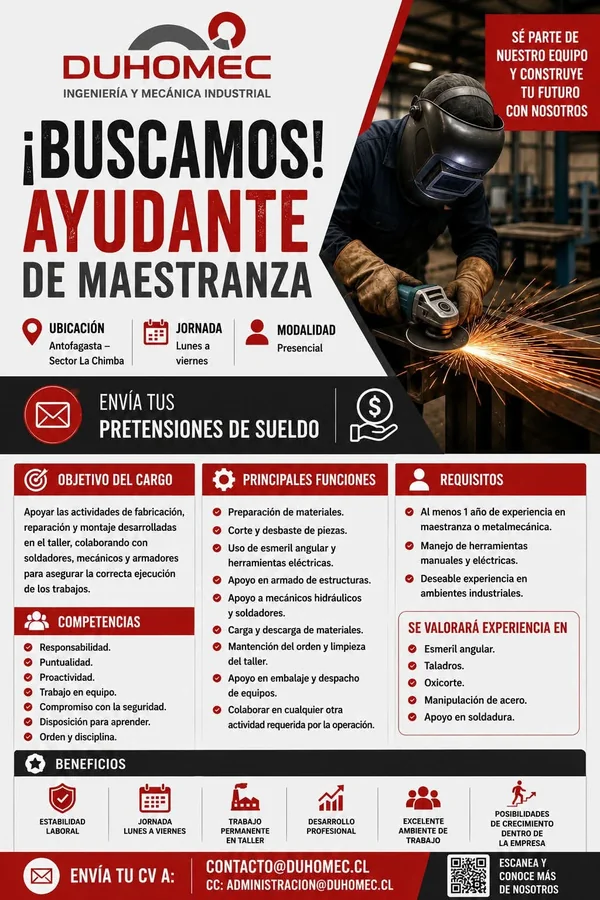 Ayudante de Maestranza - imagen 1