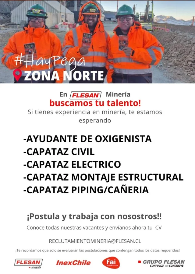 Cargos Operativos y Capataces en Minería - imagen 1