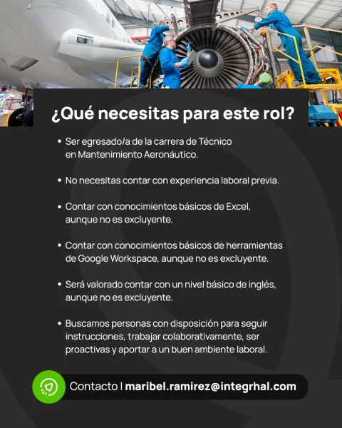Técnico en Mantenimiento Aeronáutico - imagen 1