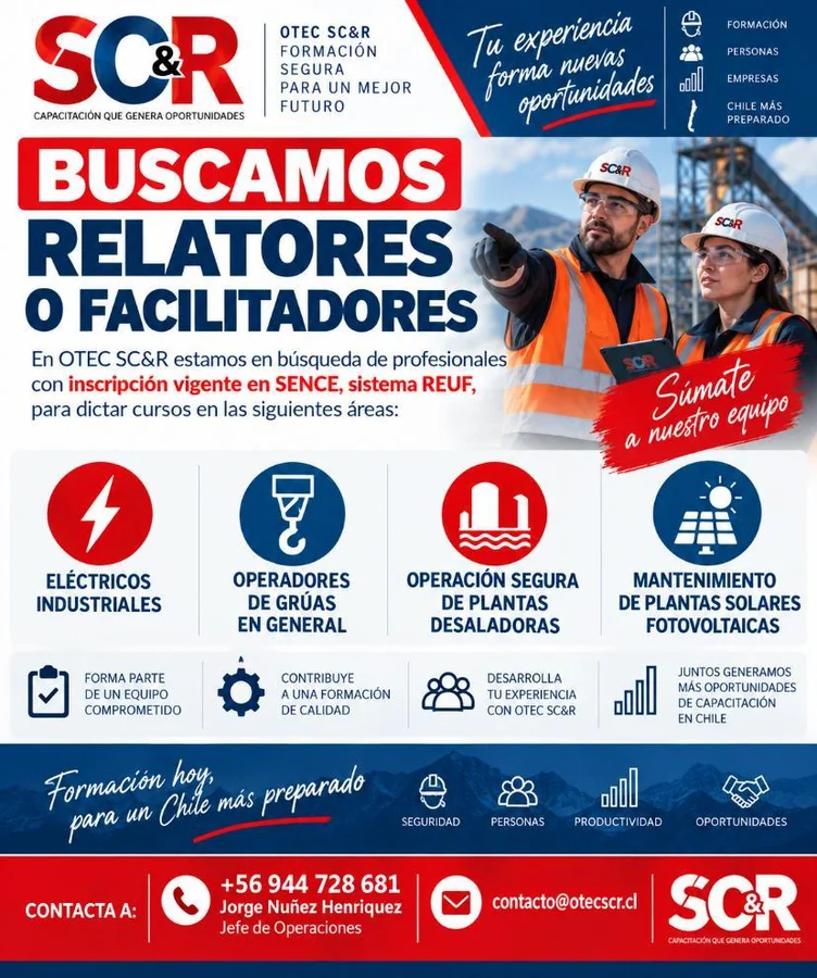 Relatores o Facilitadores con Registro SENCE - imagen 1