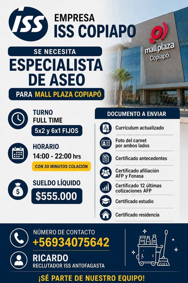 Especialista de Aseo - imagen 1