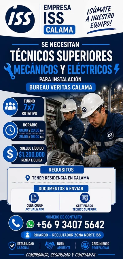 Técnicos Mecánicos y Eléctricos - imagen 1