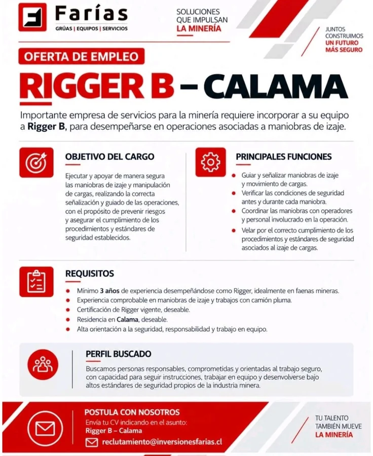 Rigger B - Calama - imagen 1