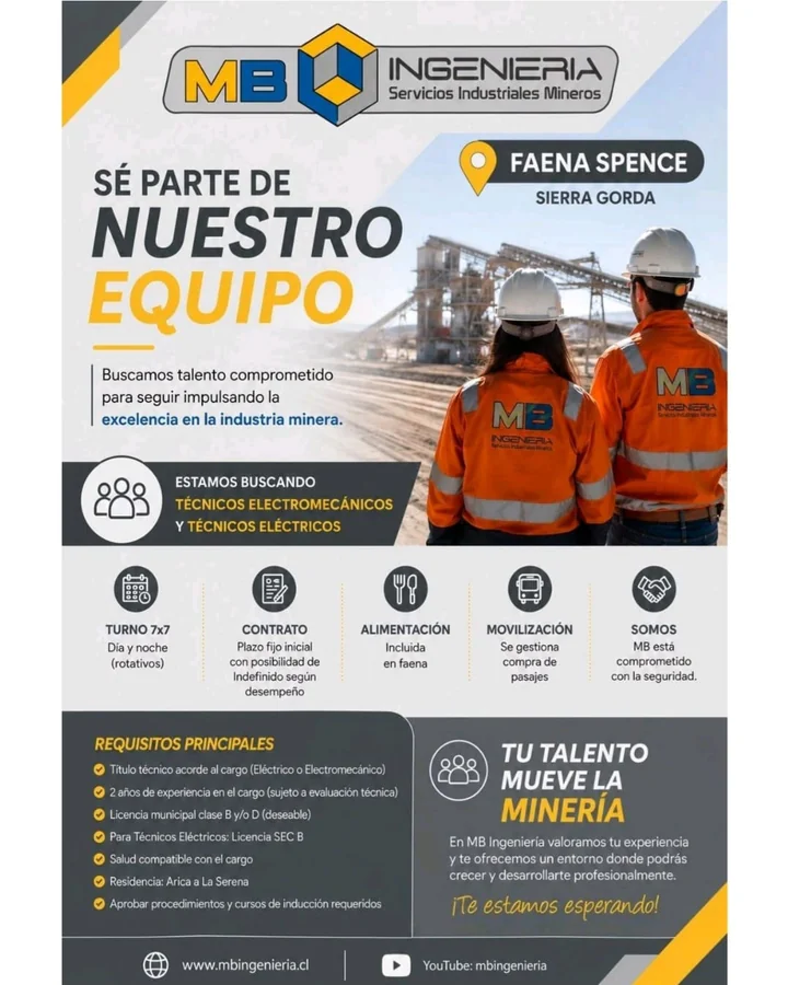 Técnicos Electromecánicos y Eléctricos - imagen 1