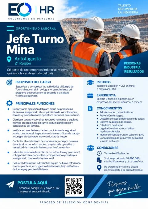 Jefe de Turno Mina - imagen 1