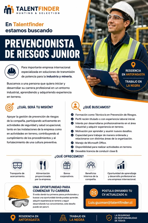 Prevencionista de Riesgos Junior - imagen 1