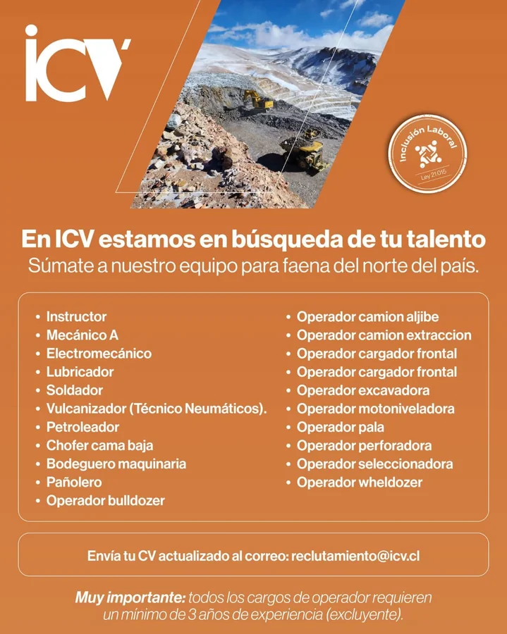 Empleos en ICV Minería - imagen 1