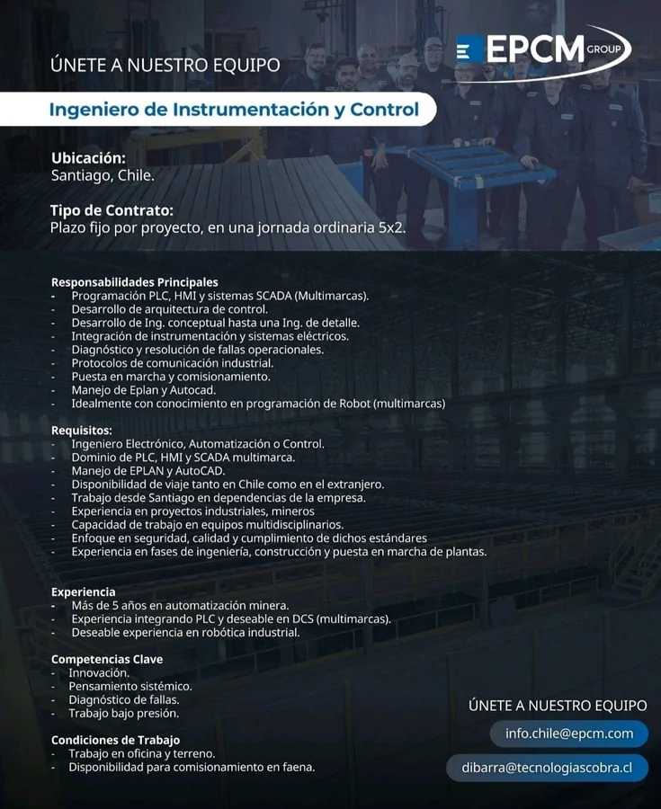 Ingeniero de Instrumentación y Control - imagen 1