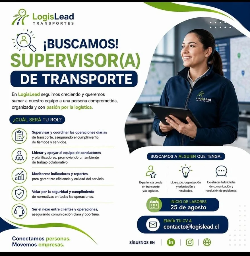 Supervisor(a) de Transporte - imagen 1